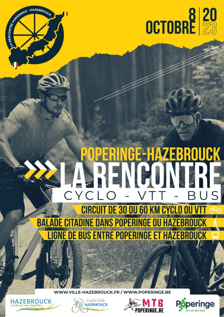 Rencontre randonnée cyclo / VTT Hazebrouck – Poperinge